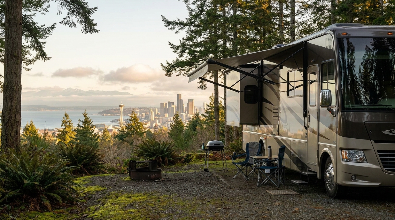 Weekly RV Camping in Seattle - Long-Stay Sites 2026
