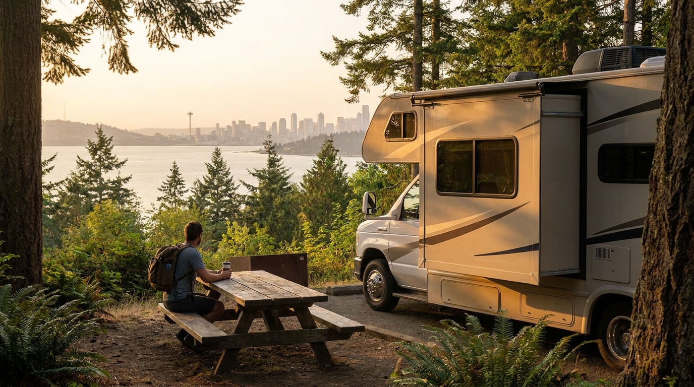 RV Camping for One-Way Trips in Seattle 2026