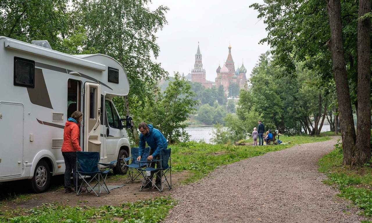 Scenic RV itinerary overview for Moscow, Idaho