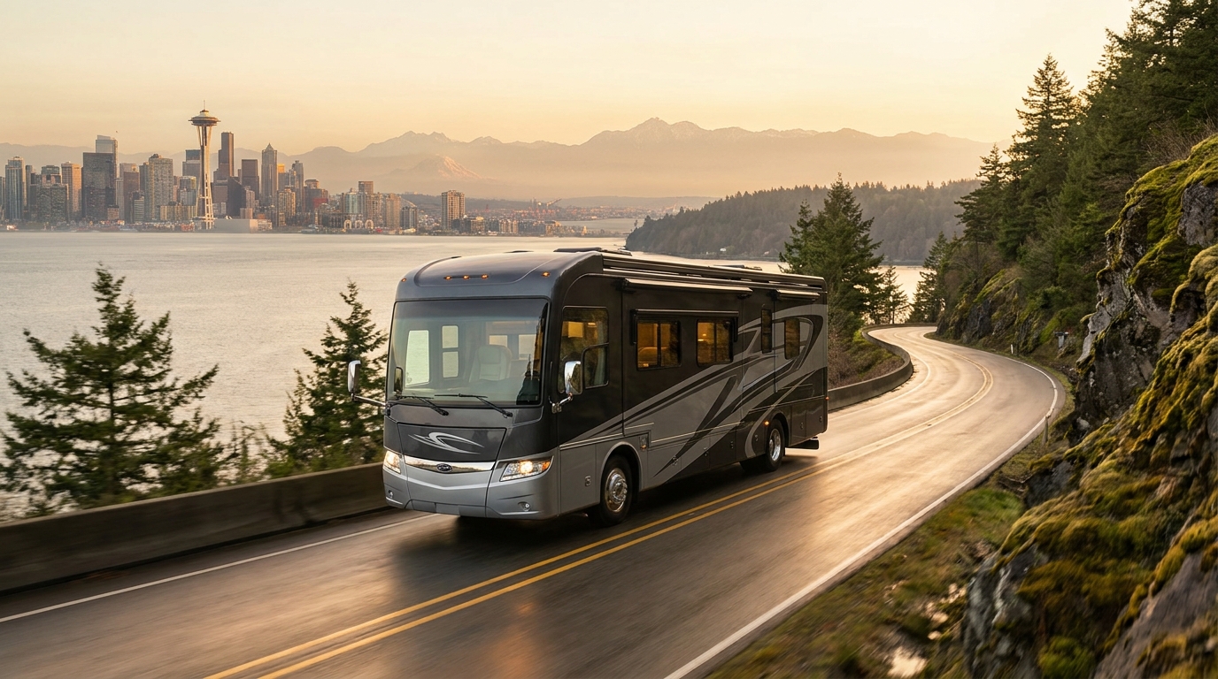 Luxury RV Driving in Seattle - Scenic Routes 2026