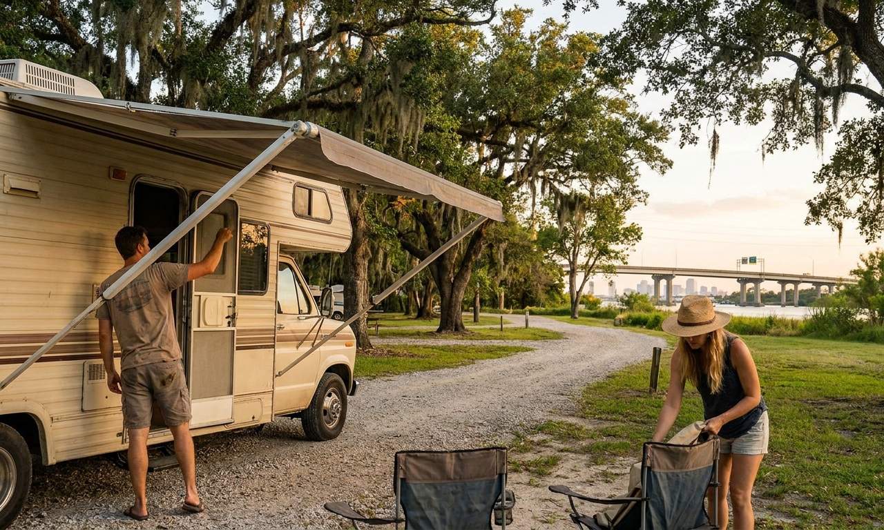 RV travel section-1 for New Orleans