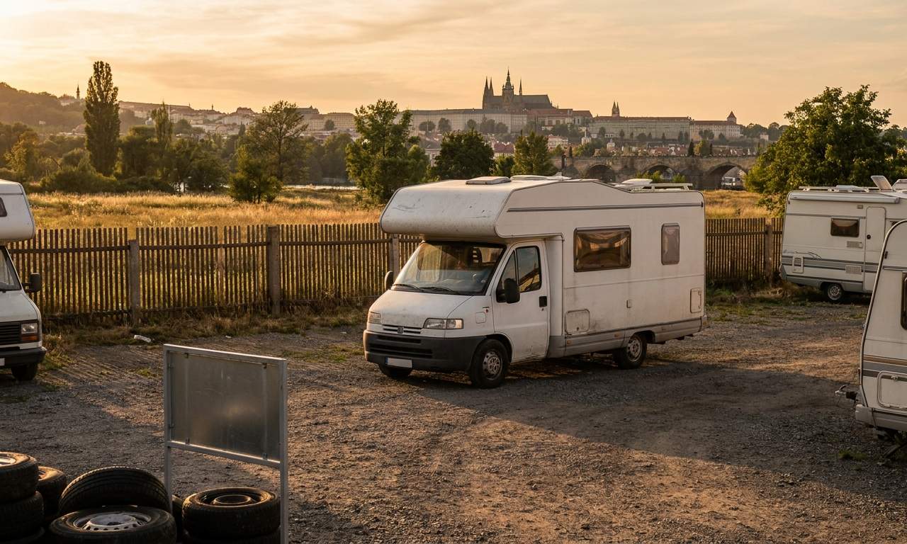 Prowadzenie kampera w Pradze - Praha - kompletny przewodnik 2026