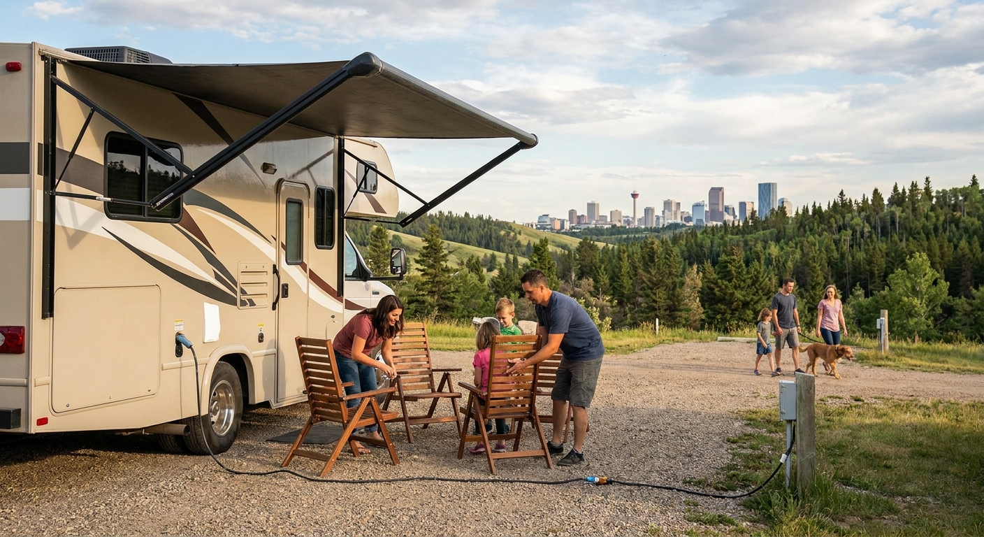 Driving an RV in Calgary