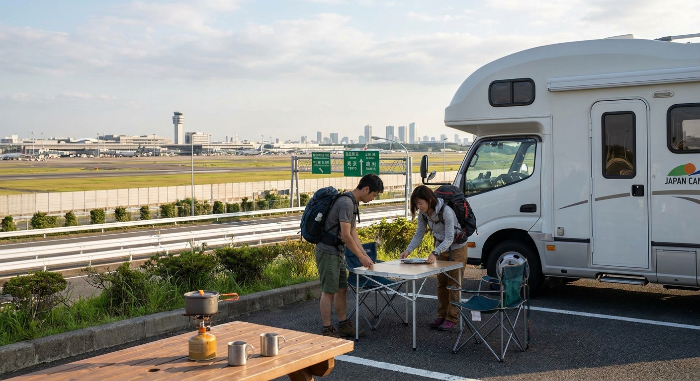 RV travel section-1 for Tokyo - Airport