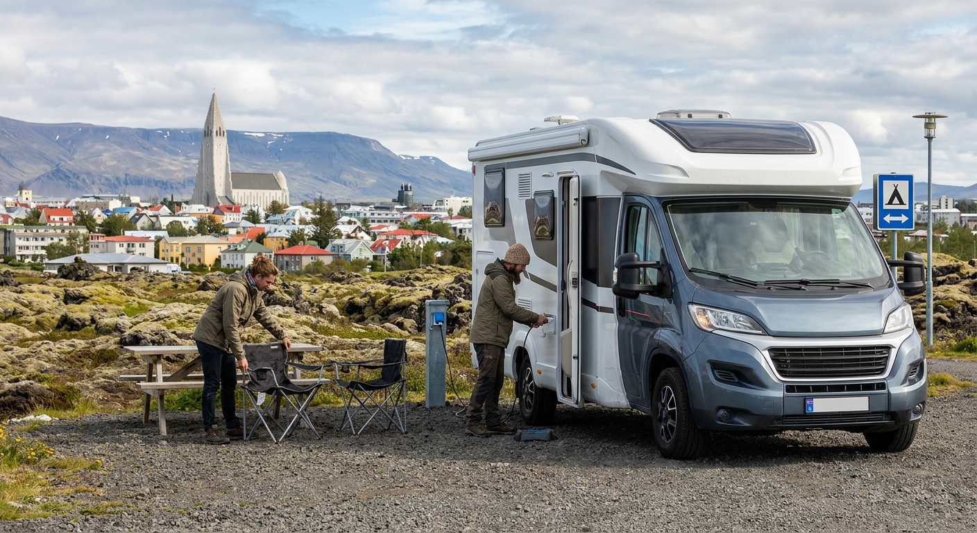 RV travel section-1 for Reykjavik