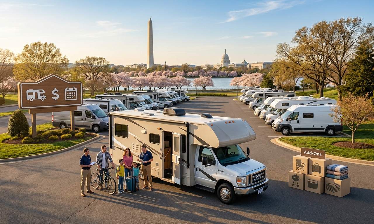 RV Rental in Washington DC for Seniors - Pricing 2026