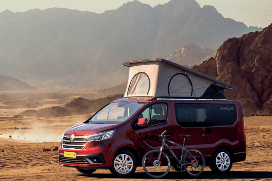 Compact campervan perfect for couples exploring Dijon's vineyards