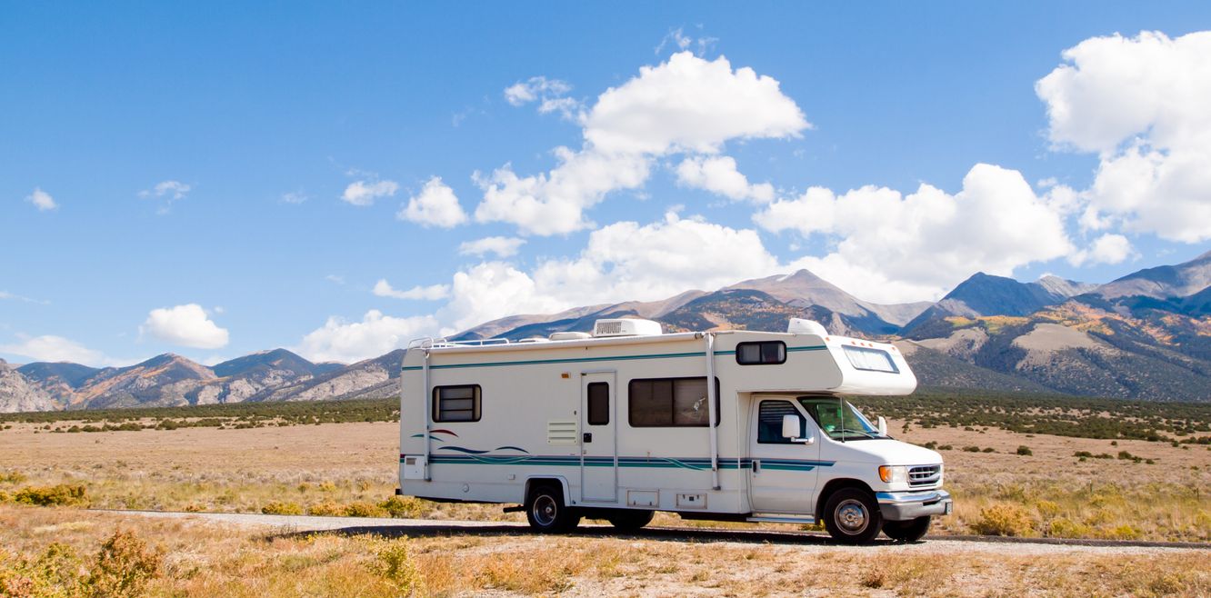 A modern campervan rental ready for a USA road trip