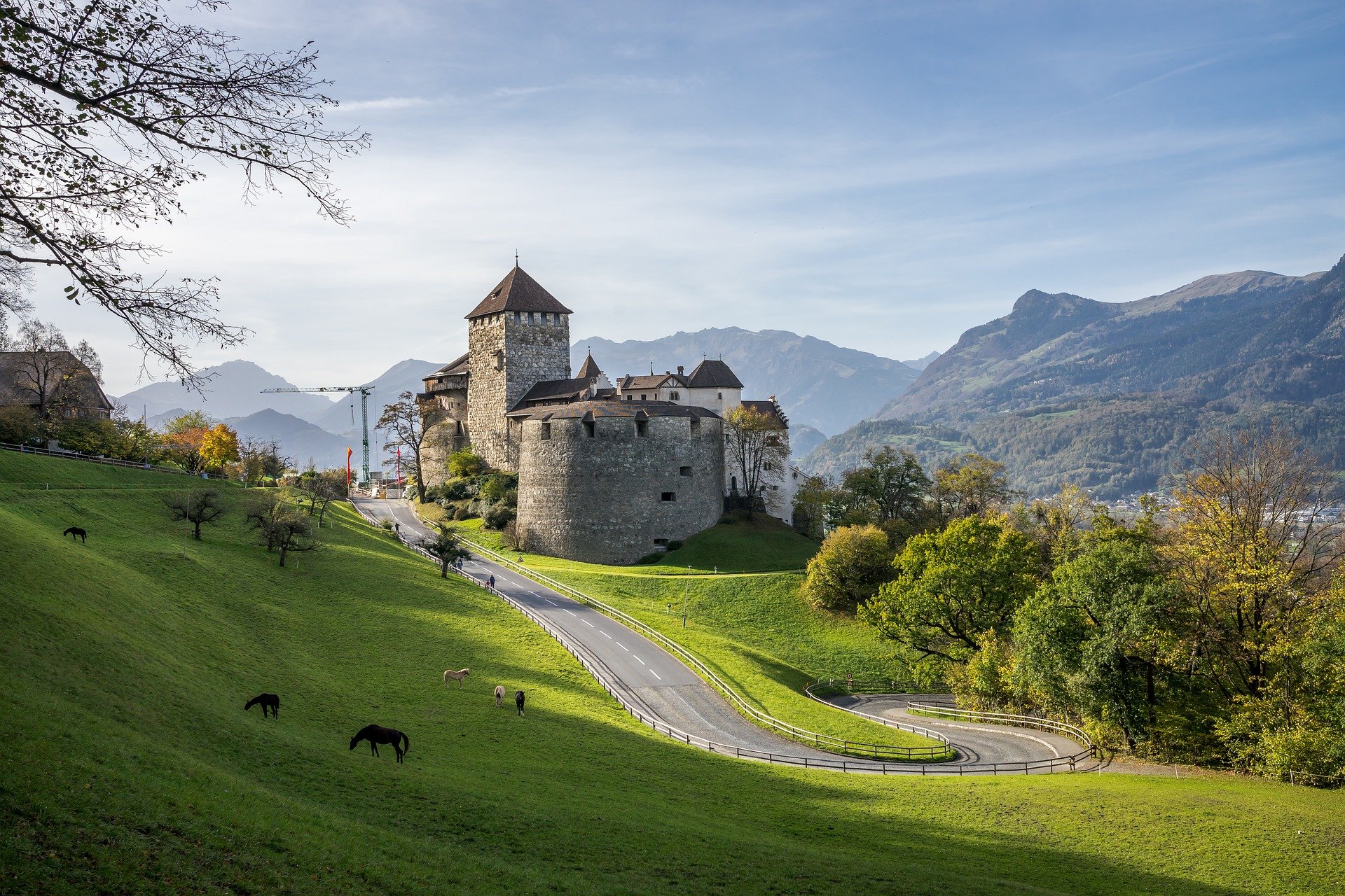 Vaduz Castle overlooking the capital city, a common sight on a Liechtenstein RV trip
