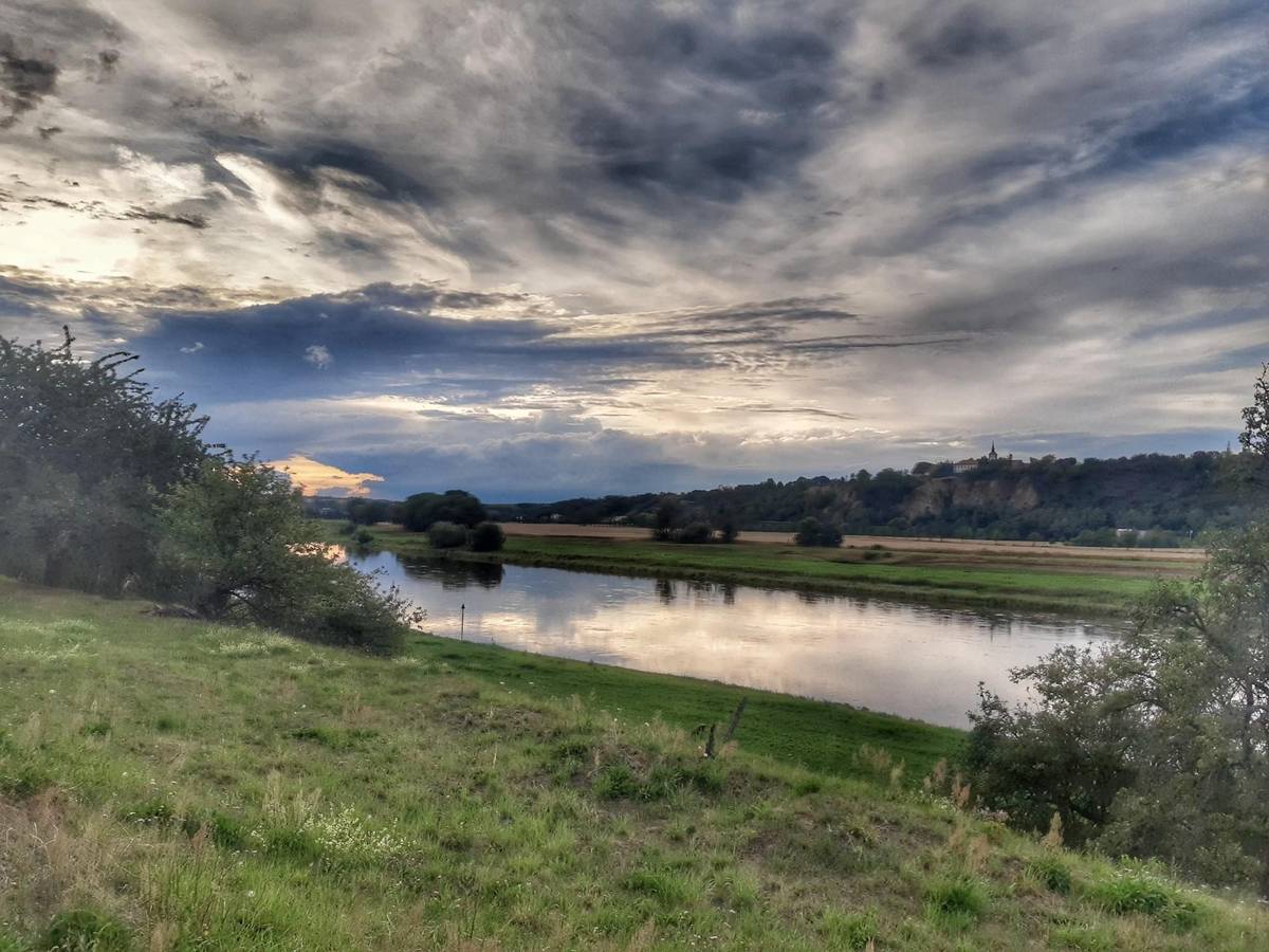 Scenic landscape around Riesa, perfect for RV travel