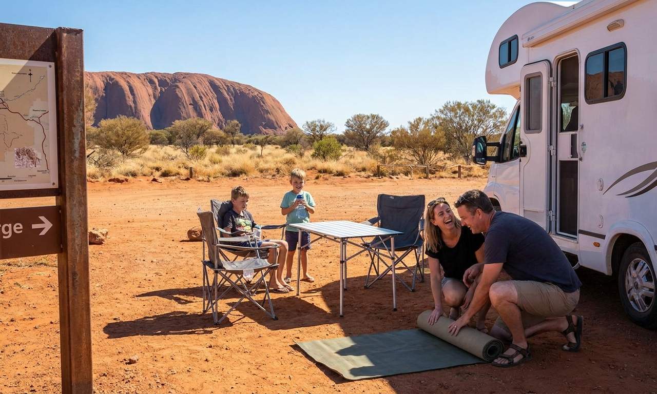 Sekcja podróży kamperem 1 dla Alice Springs