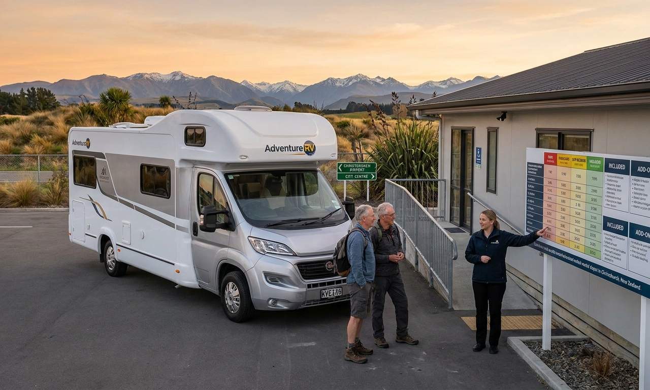 RV Rental in Christchurch for Couples - Pricing 2026