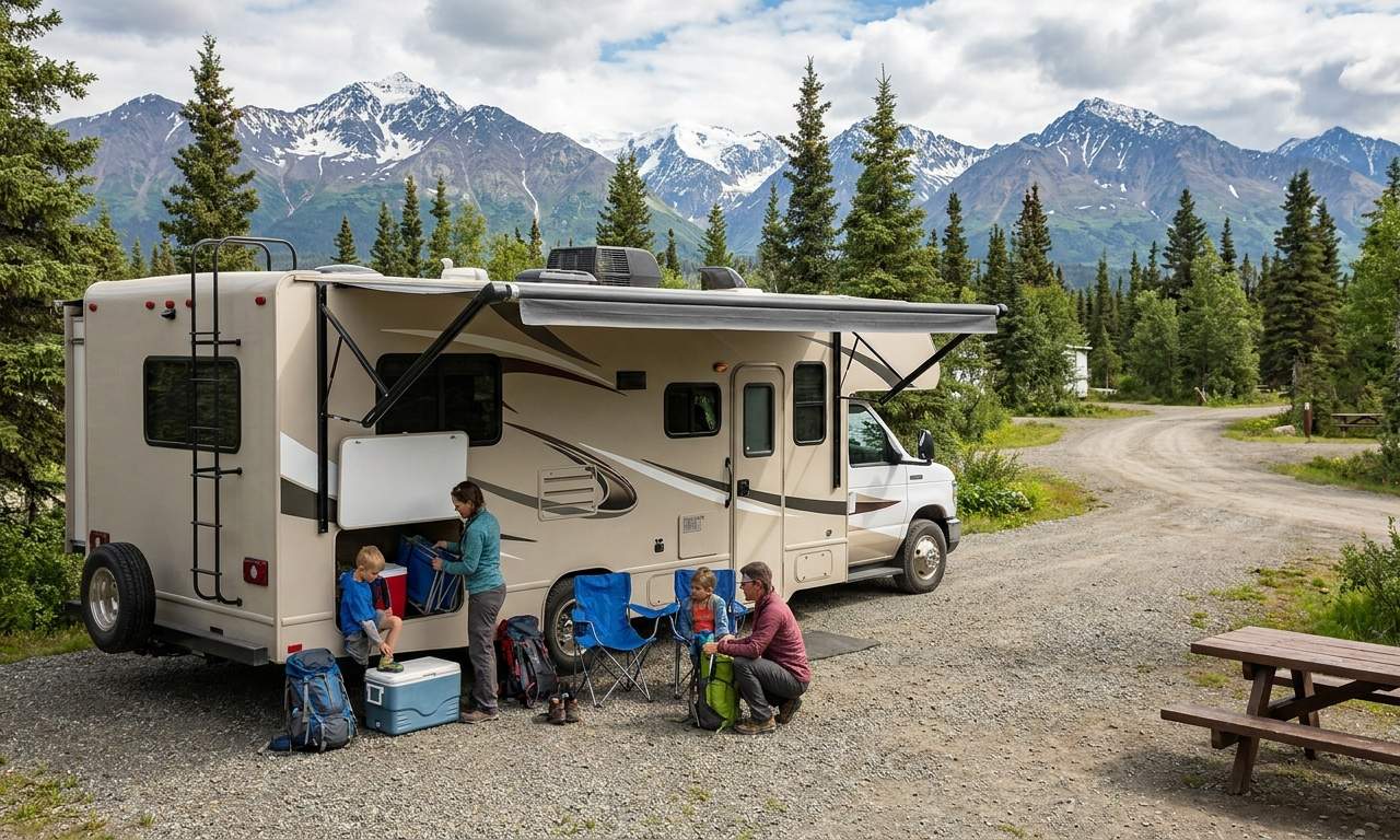 RV rental costs for beginners in Anchorage
