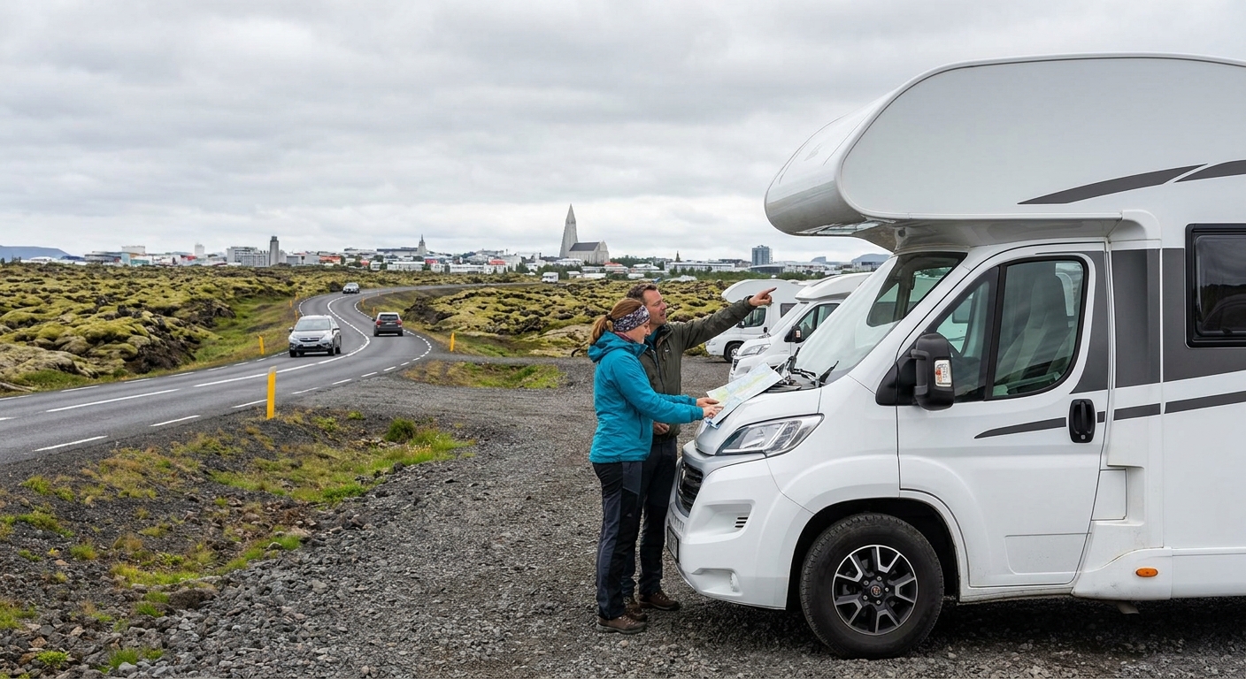 RV travel section-1 for Reykjavik