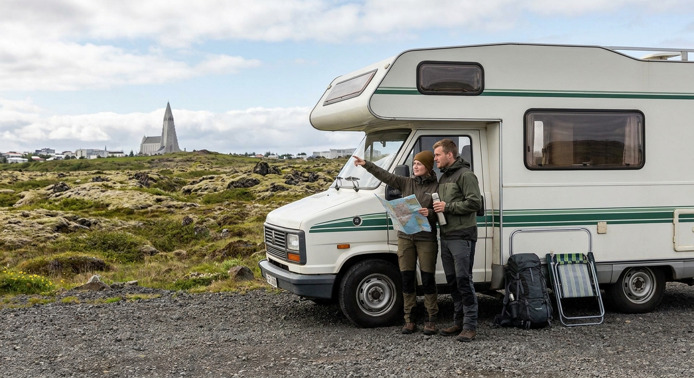 RV travel section-1 for Reykjavik