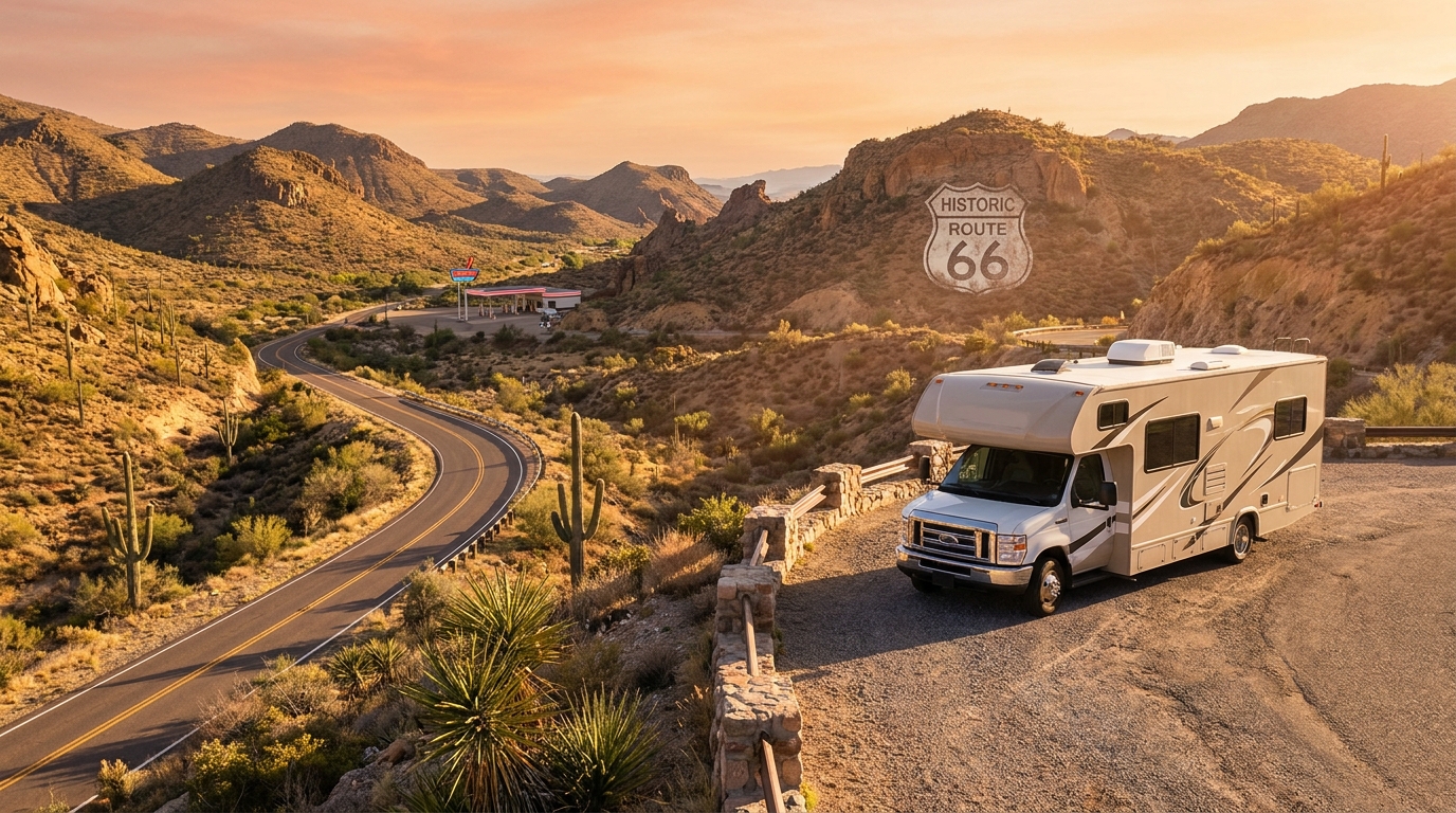 Wydarzenia na 100-lecie Route 66 w 2026 – Twój przewodnik po wynajmie kampera
