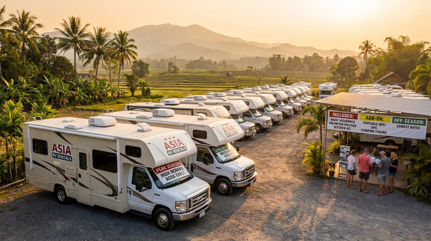 Cheap RV Rental Comparison in Asia - Best Value 2026
