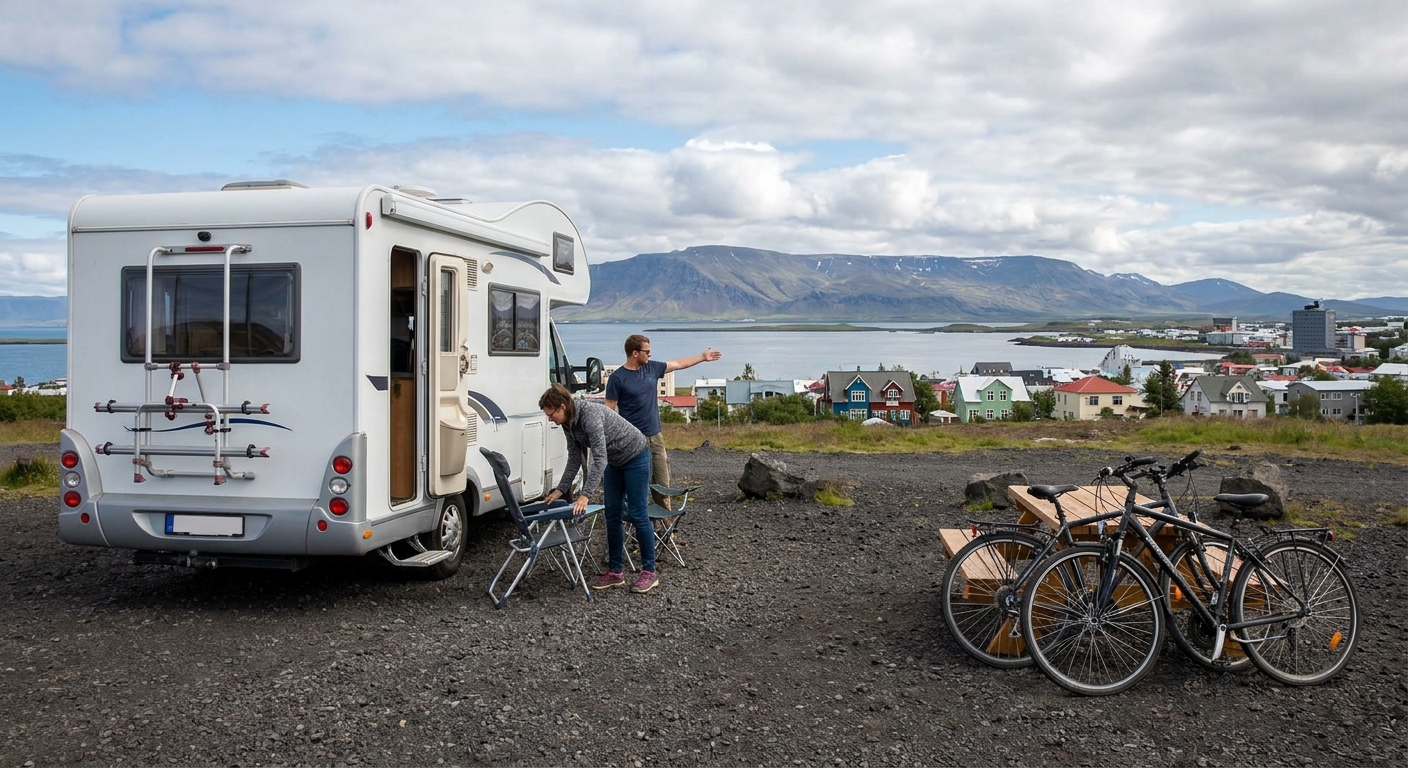 Winter RV itinerary for Reykjavik