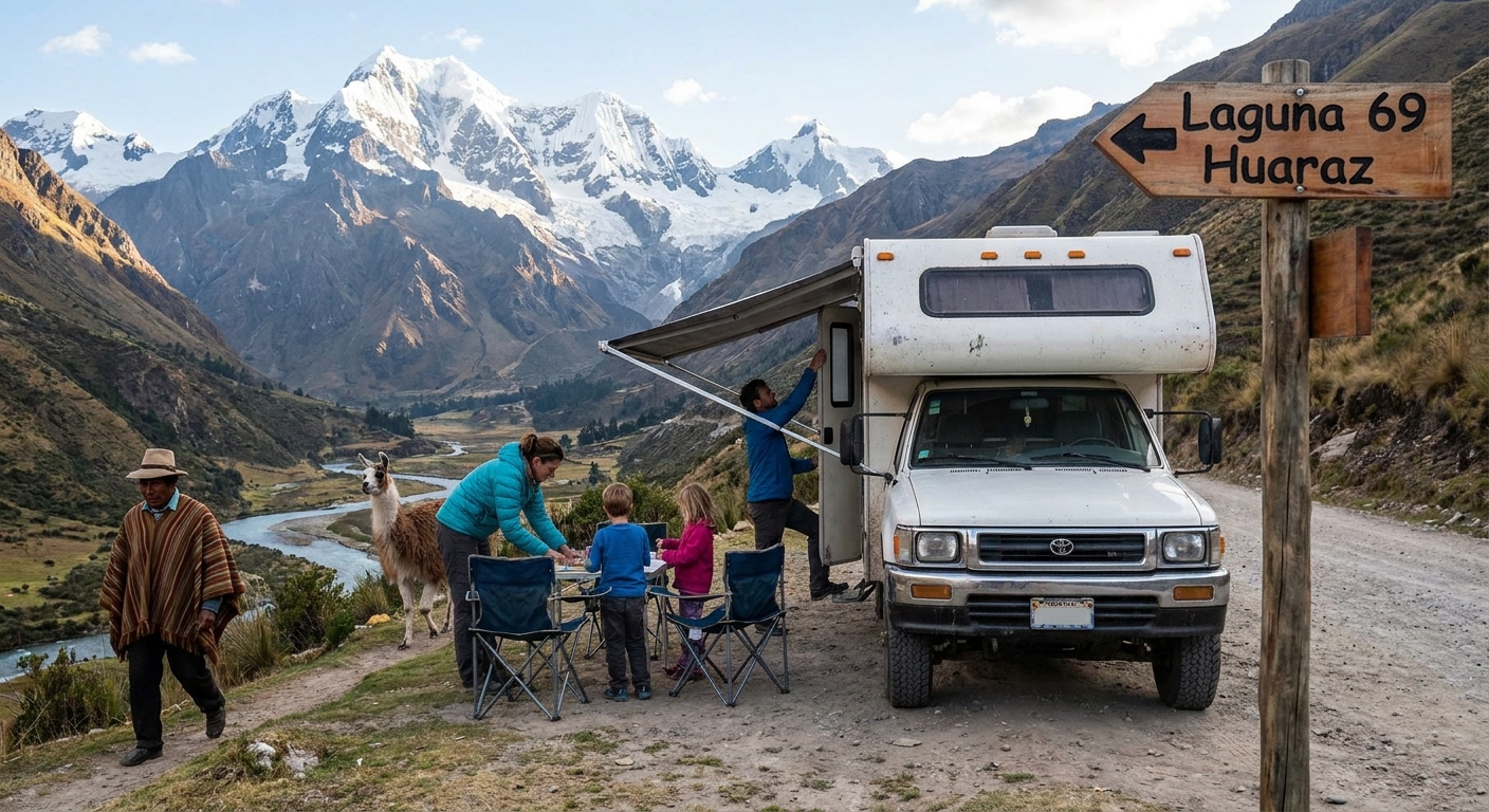 RV driving license requirements in South America