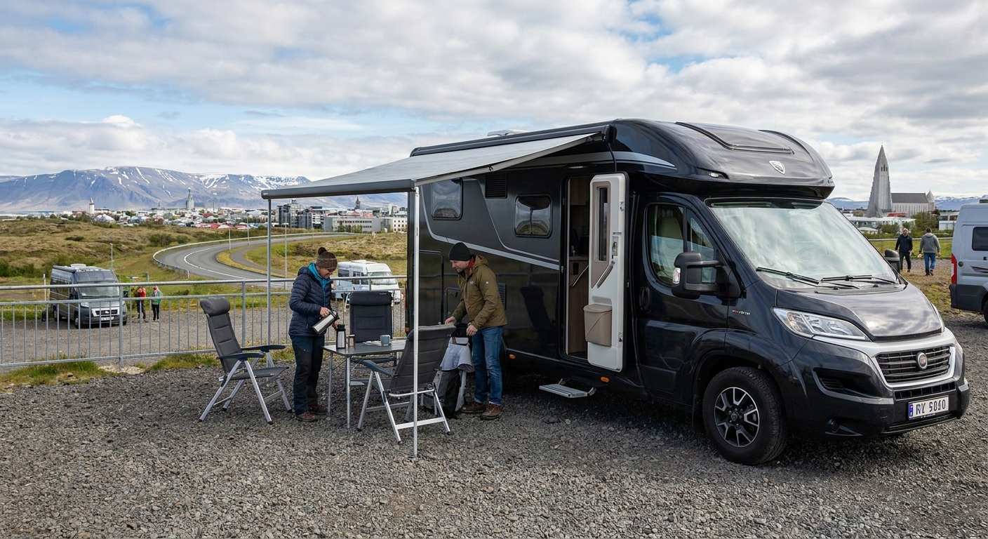 RV travel section-1 for Reykjavik