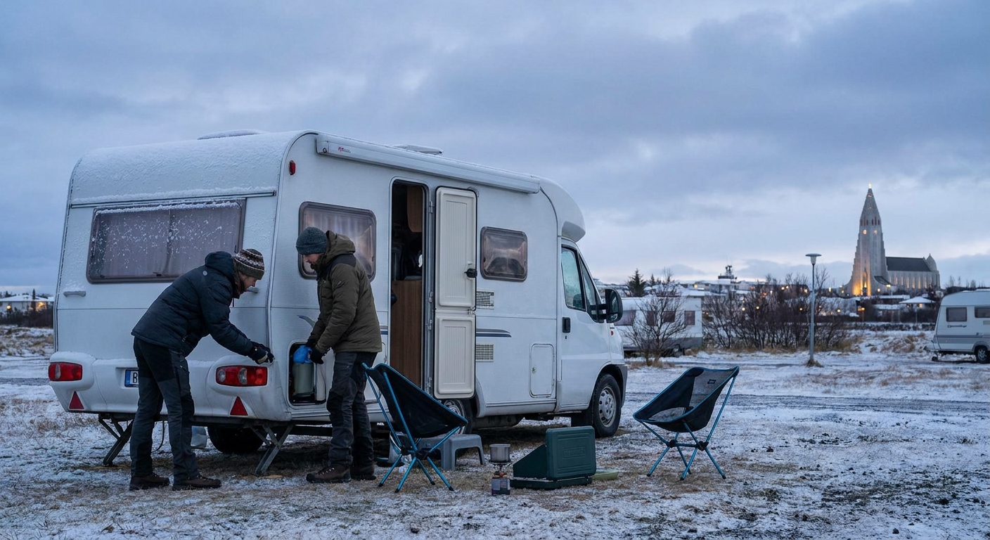RV travel section-1 for Reykjavik