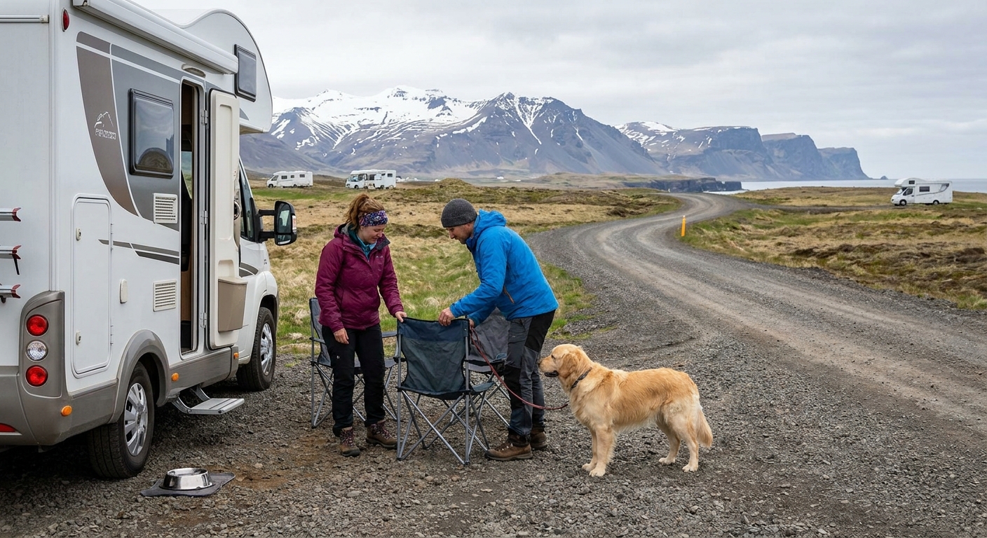RV travel section-1 for Reykjavik