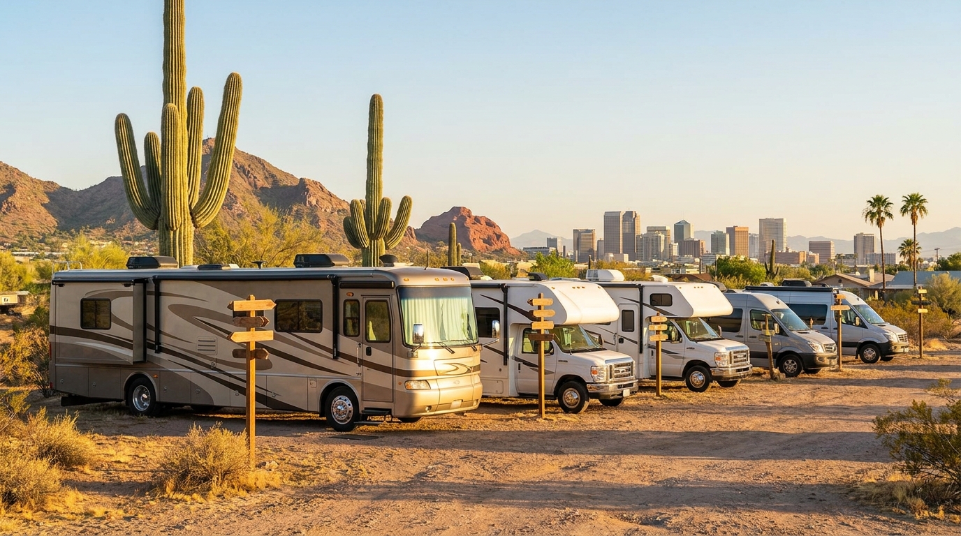 One-Way RV Rental Comparison in Phoenix - Suppliers 2026