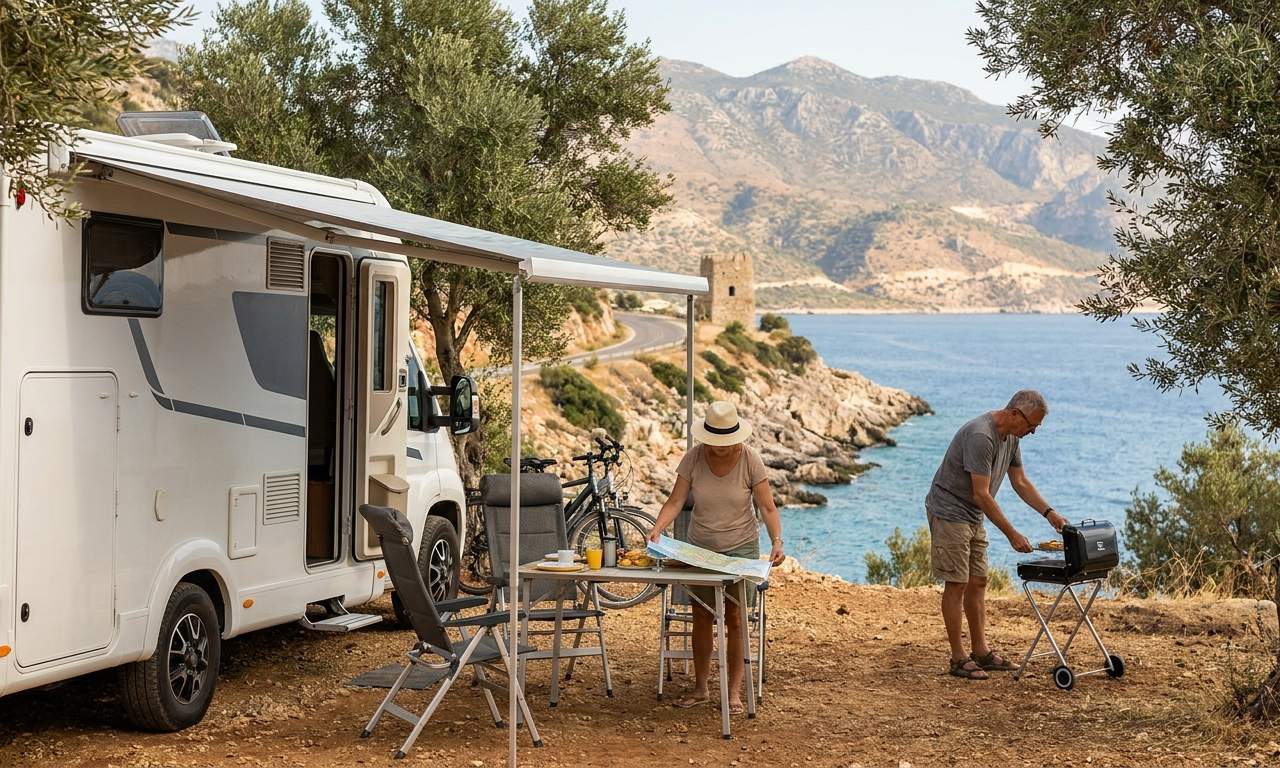 RV travel section-1 for Antalya