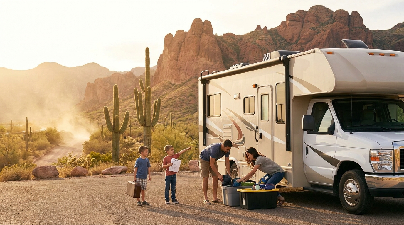 Family RV Tips for Phoenix - Travel with Kids 2026