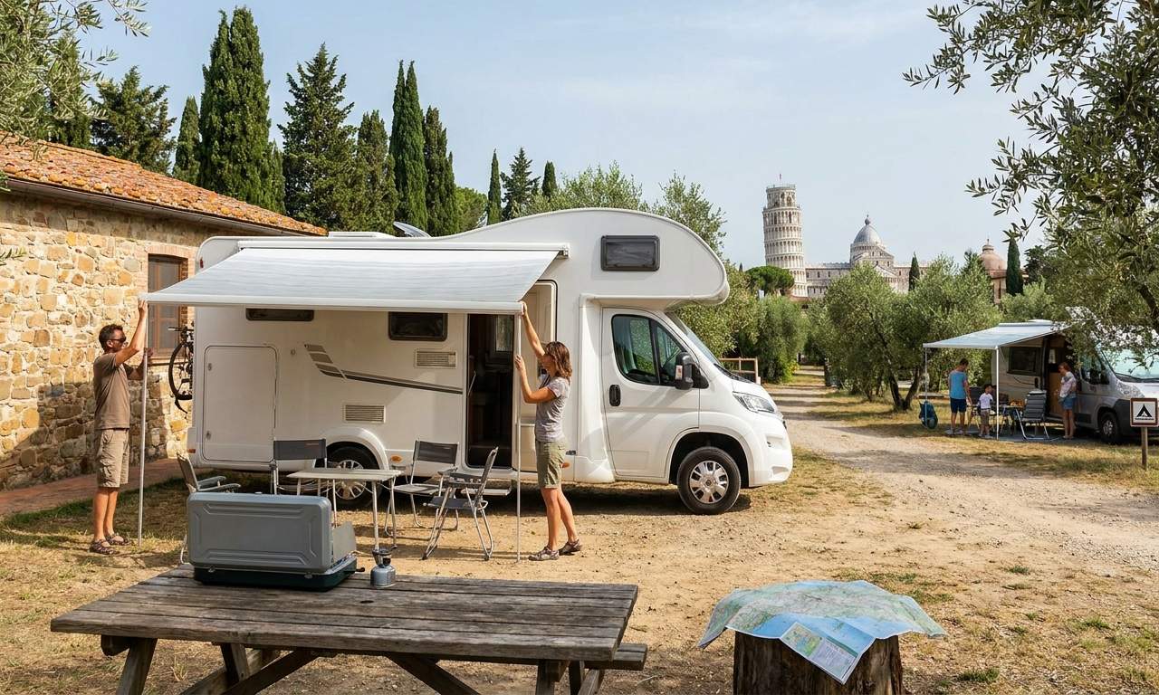 RV travel section-1 for Pisa