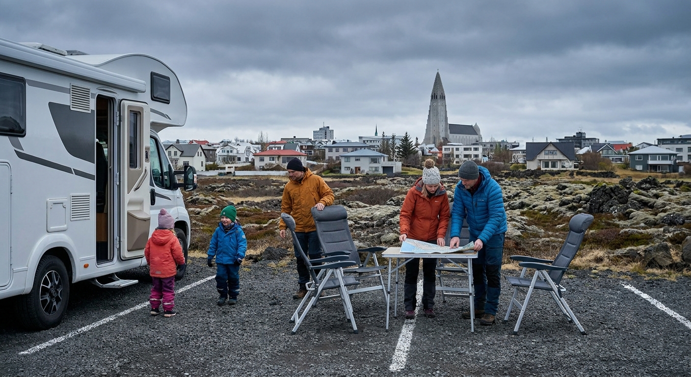 RV travel section-1 for Reykjavik