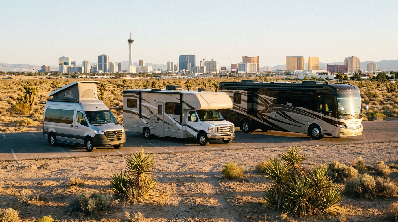 RV Rental Comparison in Las Vegas - Suppliers and Vehicles 2026