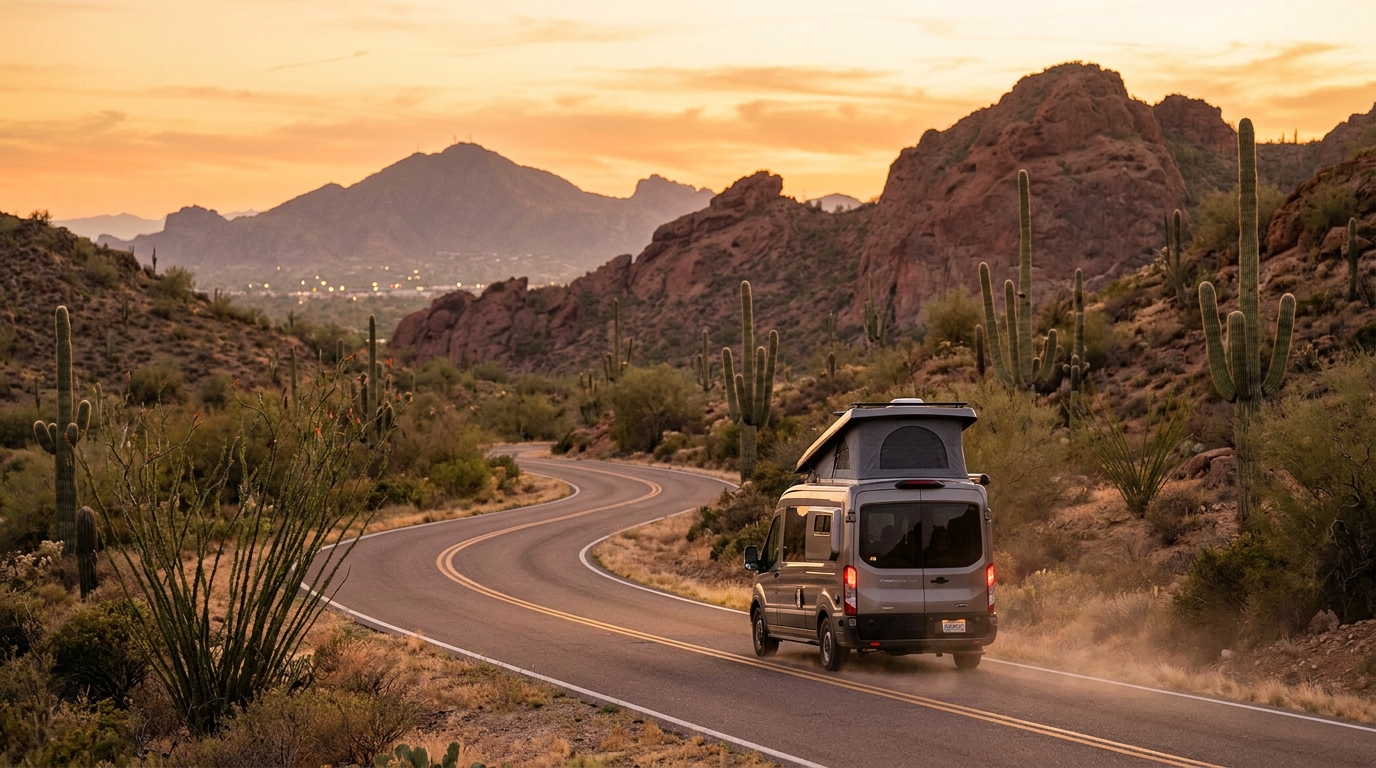 Weekend RV Driving in Phoenix - Quick Routes 2026