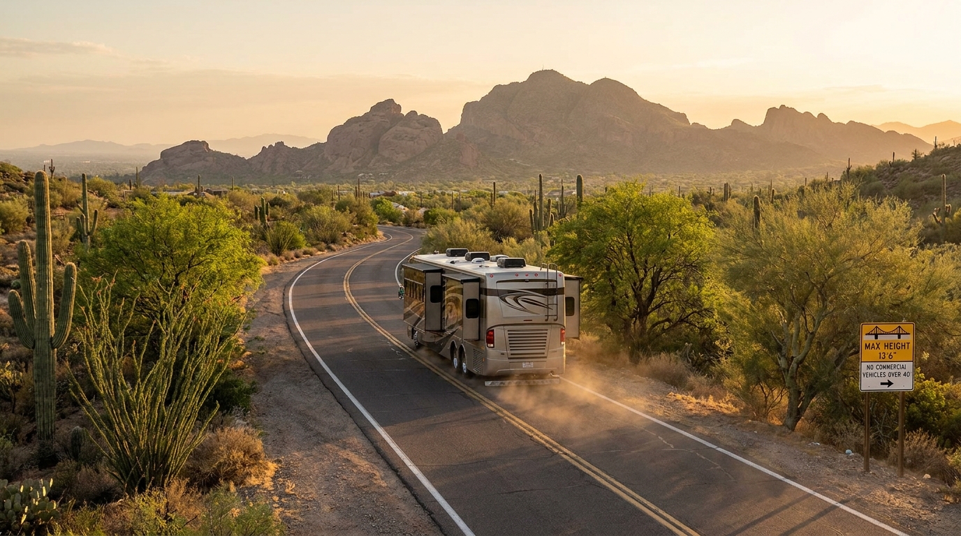 Long-Term RV Driving in Phoenix - Monthly Routes 2026