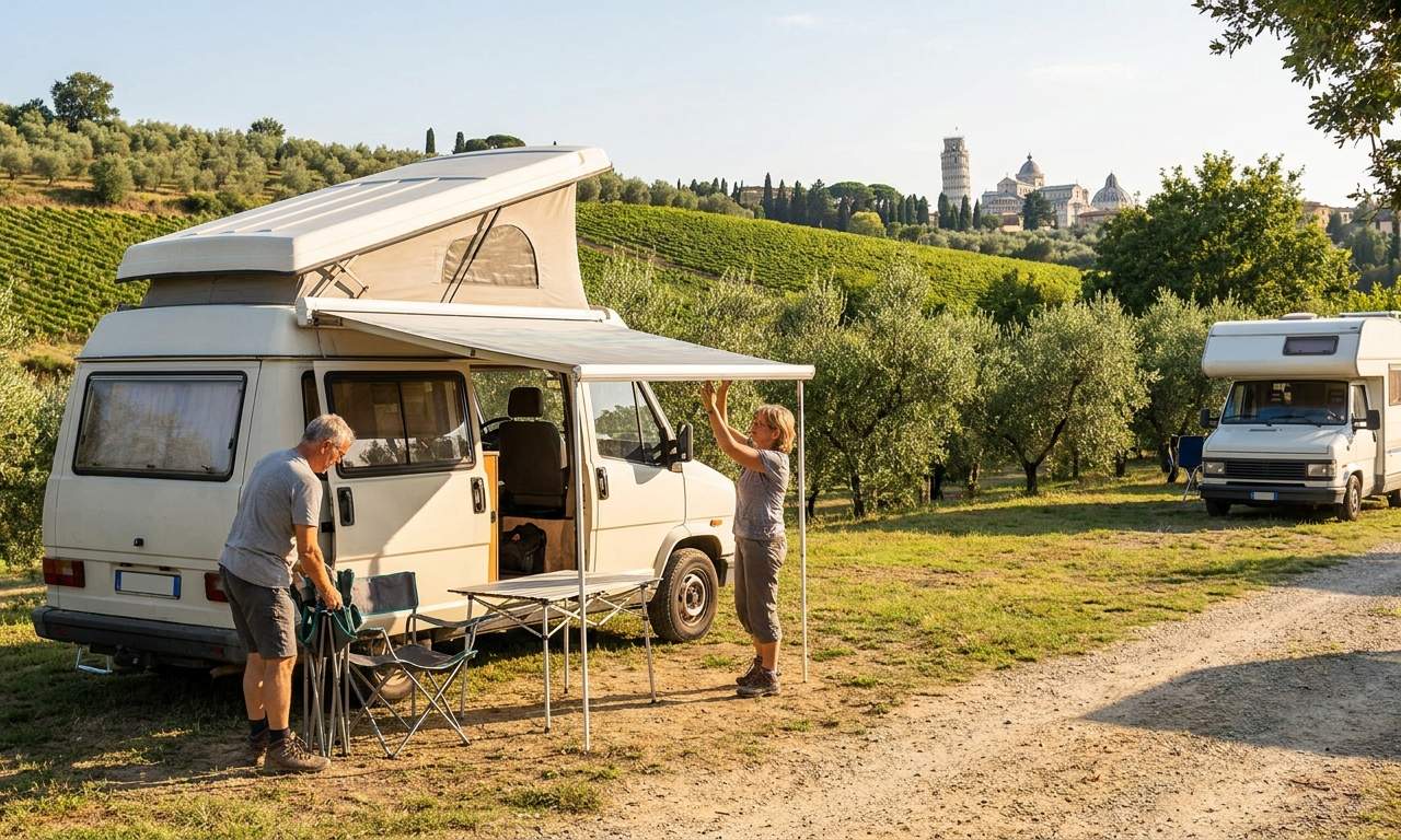 RV travel section-1 for Pisa