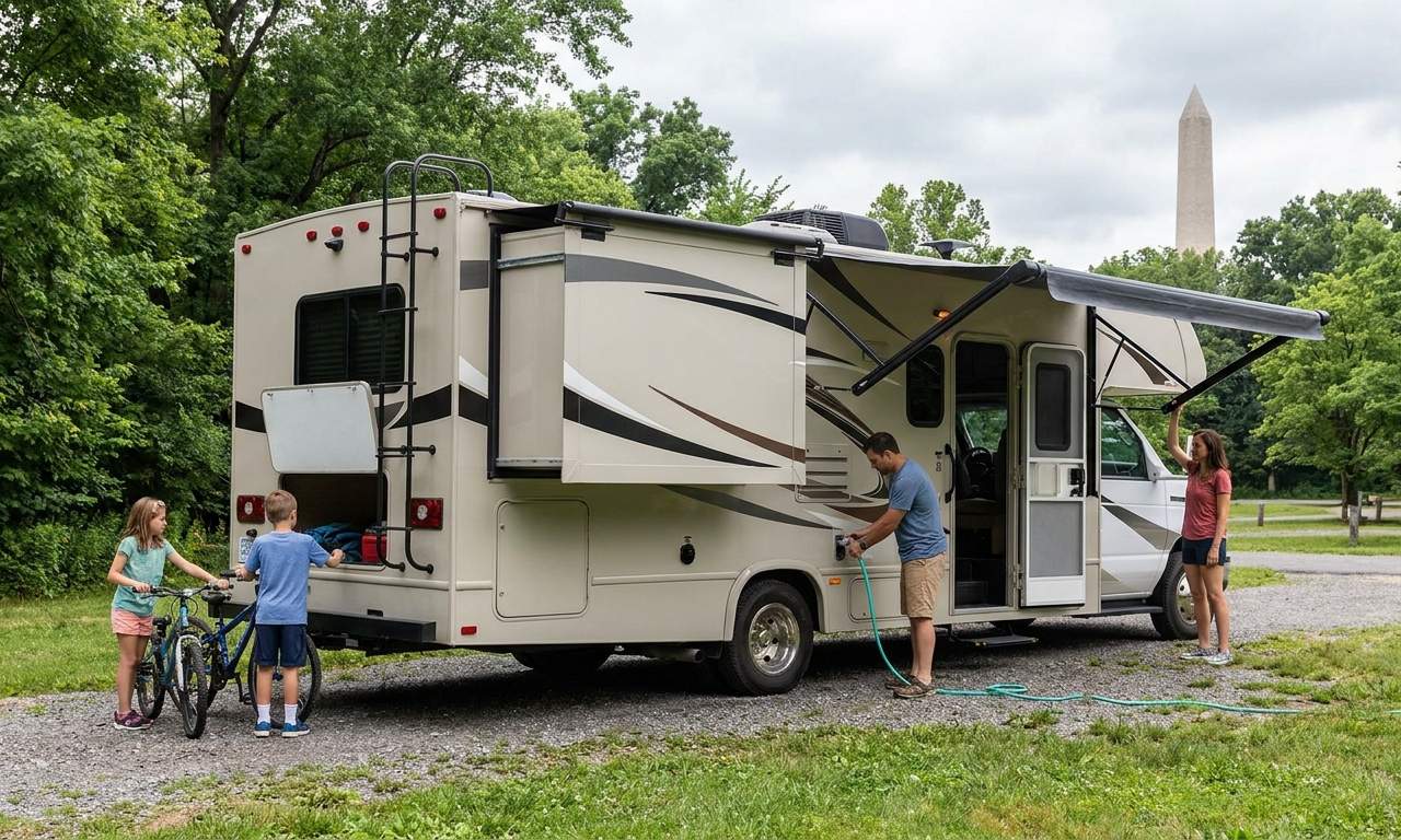 RV family comparison for Washington DC travel
