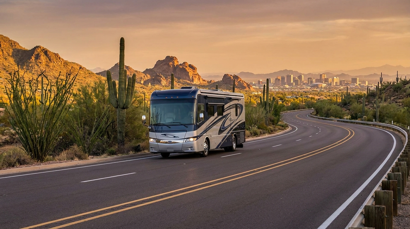 Luxury RV Driving in Phoenix - Scenic Routes 2026
