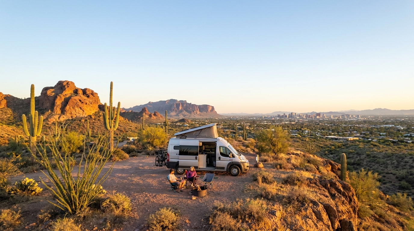 Weekend RV Camping in Phoenix - Quick Stays 2026