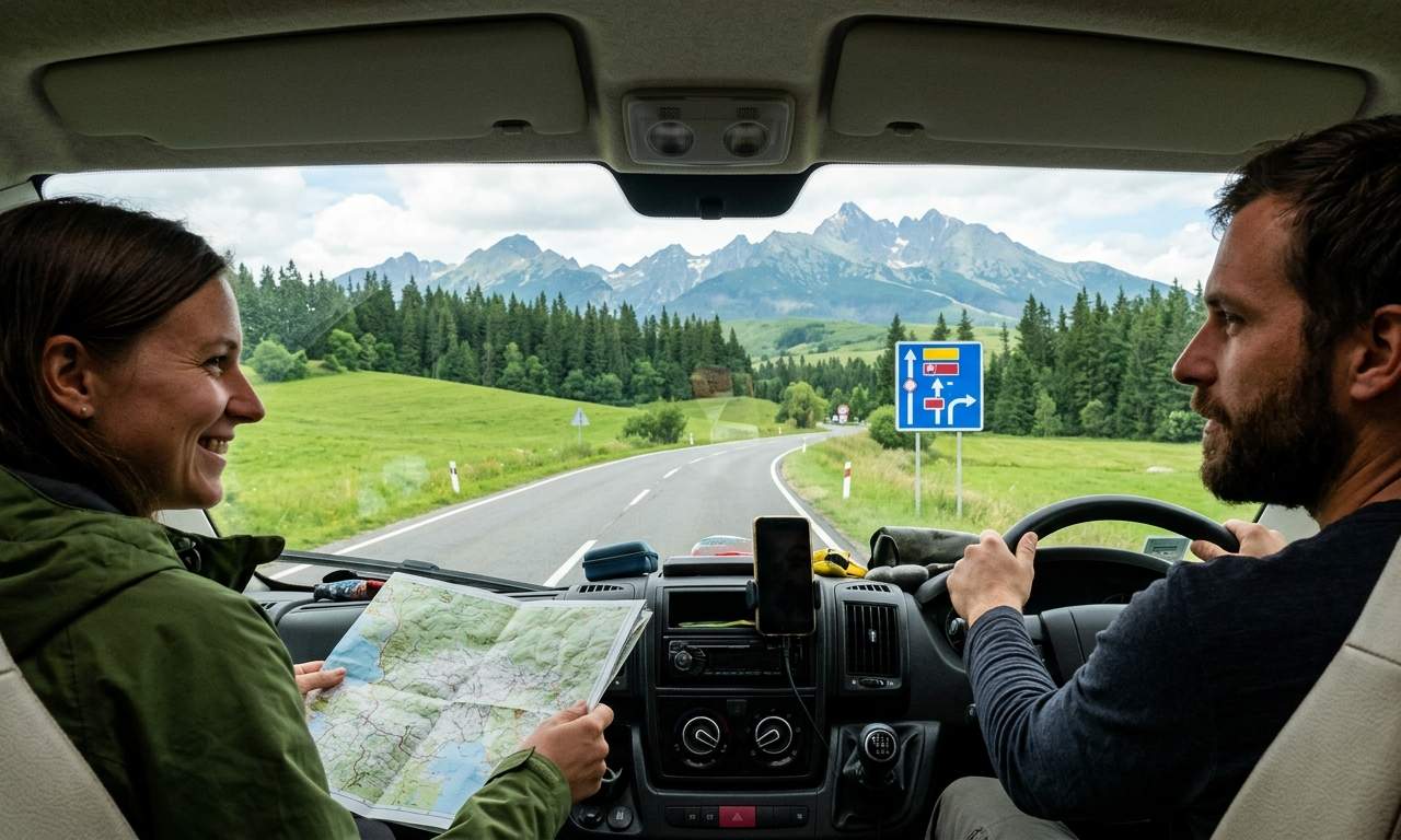 RV travel section-1 for Slovakia