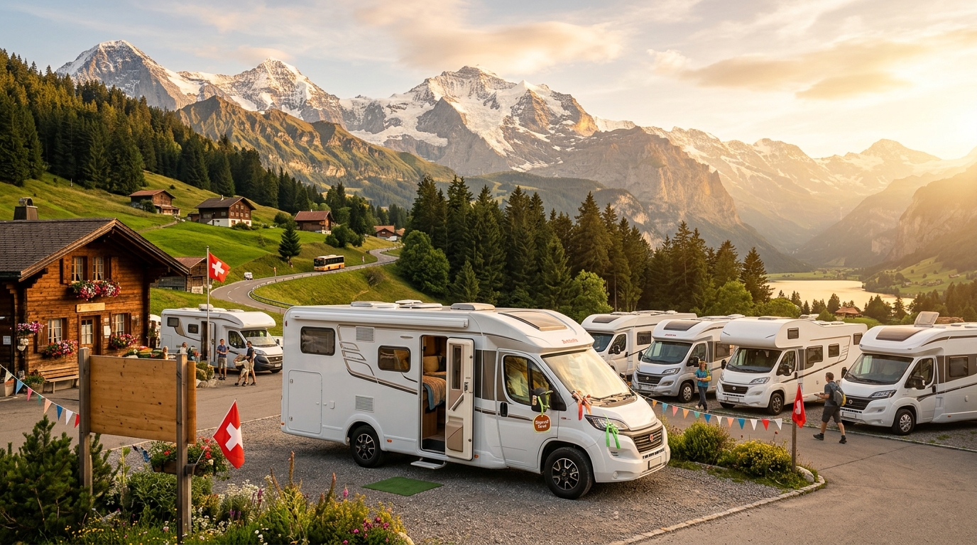 Airport RV Pickup Tips for Switzerland - Fly and Drive Guide 2026