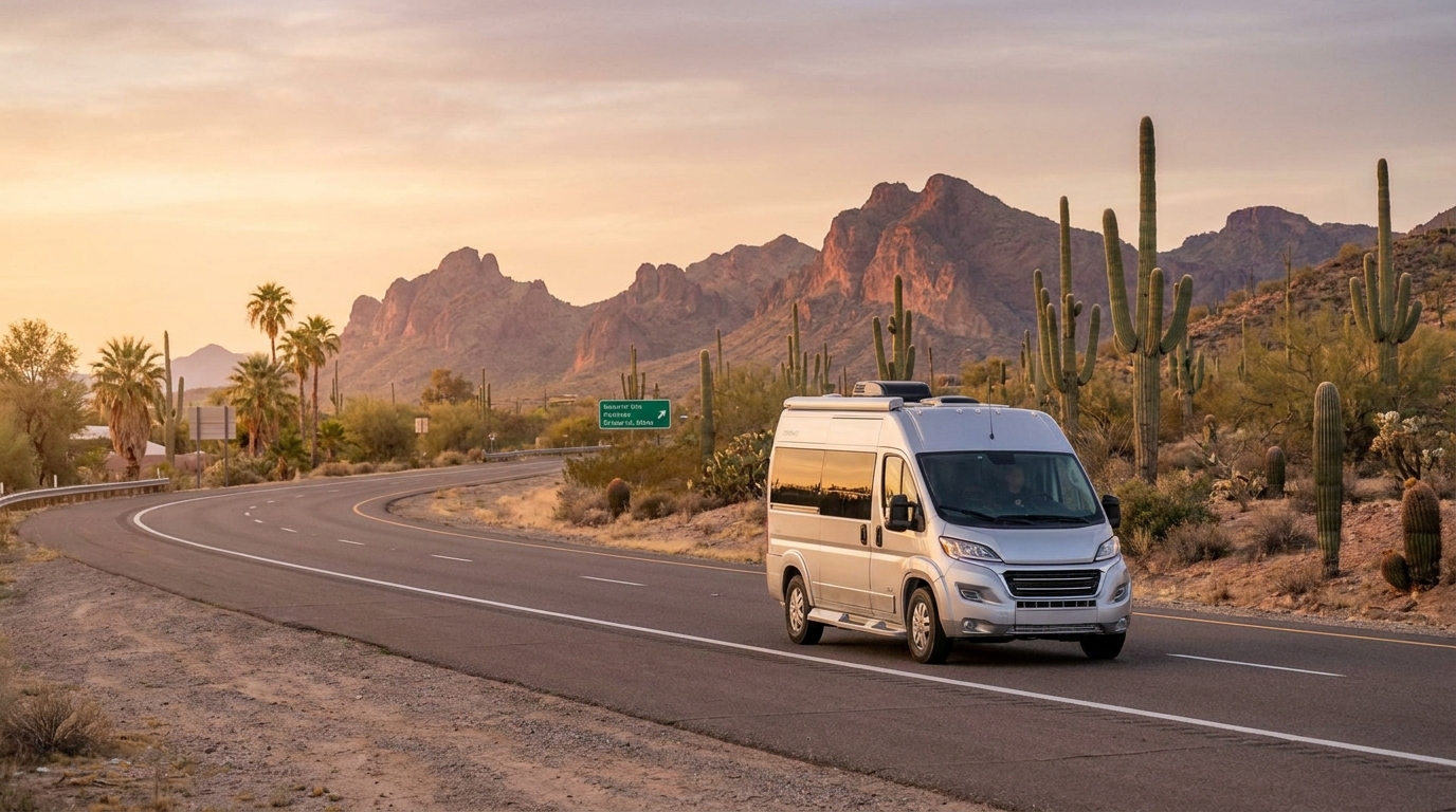First-Time RV Driving in Phoenix - Beginners Guide 2026