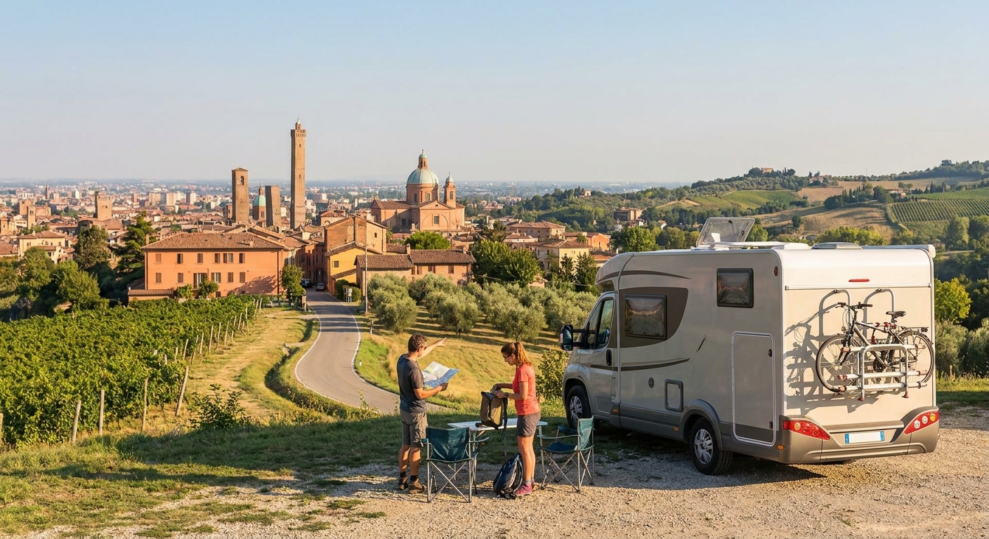 Luxury RV interior in Bologna