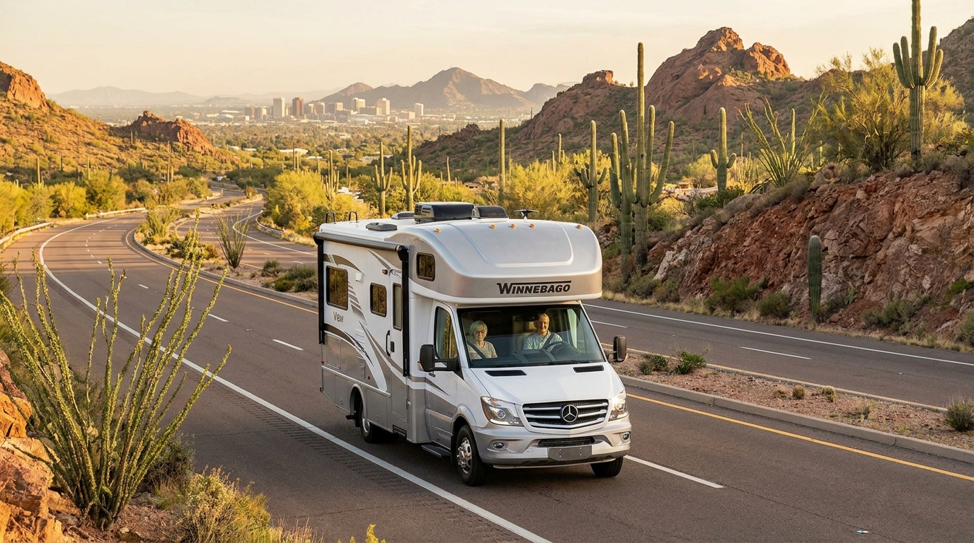 RV Driving in Phoenix for Seniors - Comfort Routes 2026