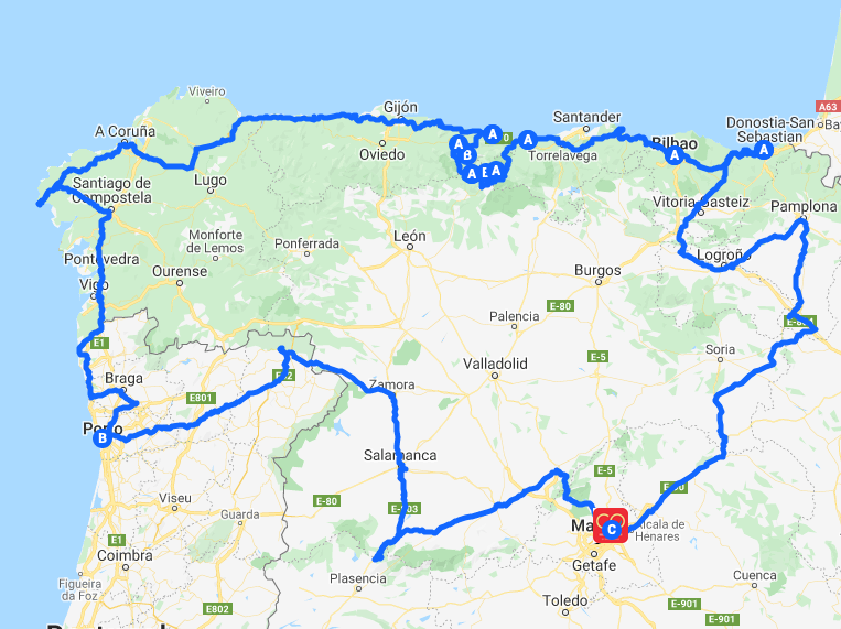 La Coruña - A Coruña — La Coruña - A Coruña road trip RV motorhome