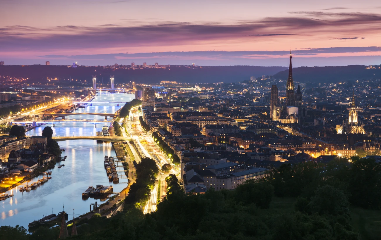 Rouen — Rouen scenic landscape travel