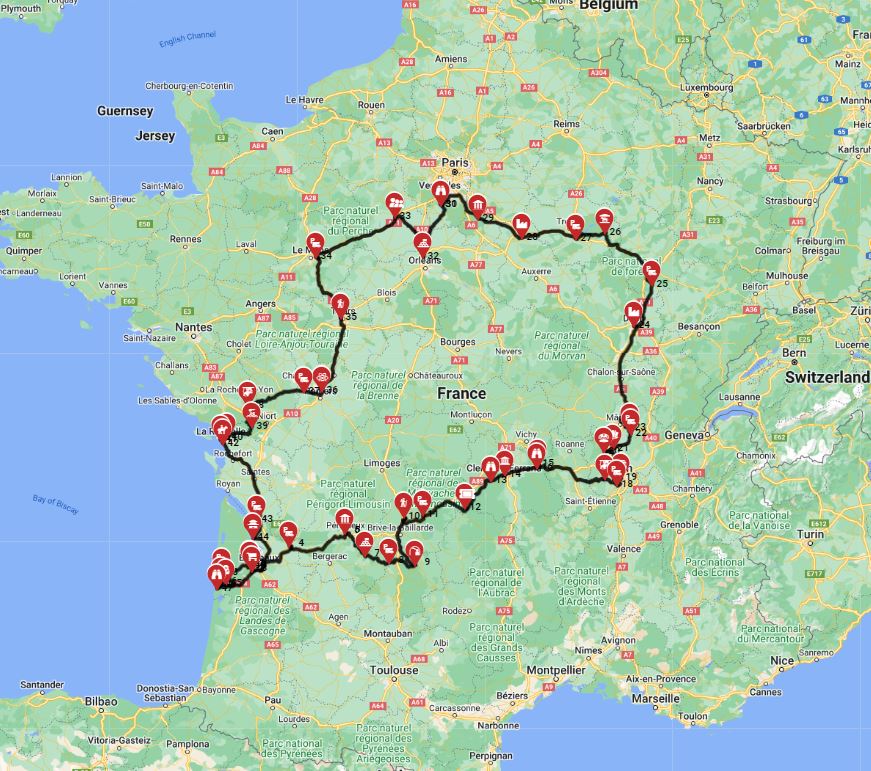 Bordeaux — Bordeaux road trip RV motorhome