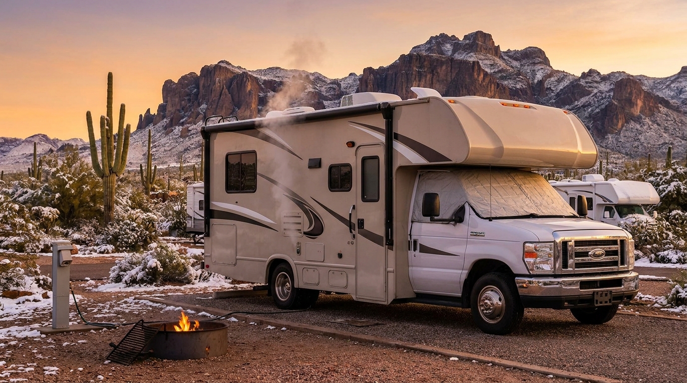 Winter RV Camping in Phoenix - Heated Sites 2026