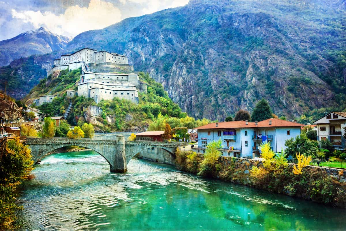 Aosta — Aosta scenic landscape travel