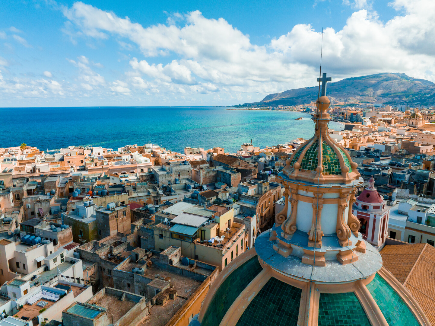 Trapani — krajobraz Trapani, podróżowanie kamperem