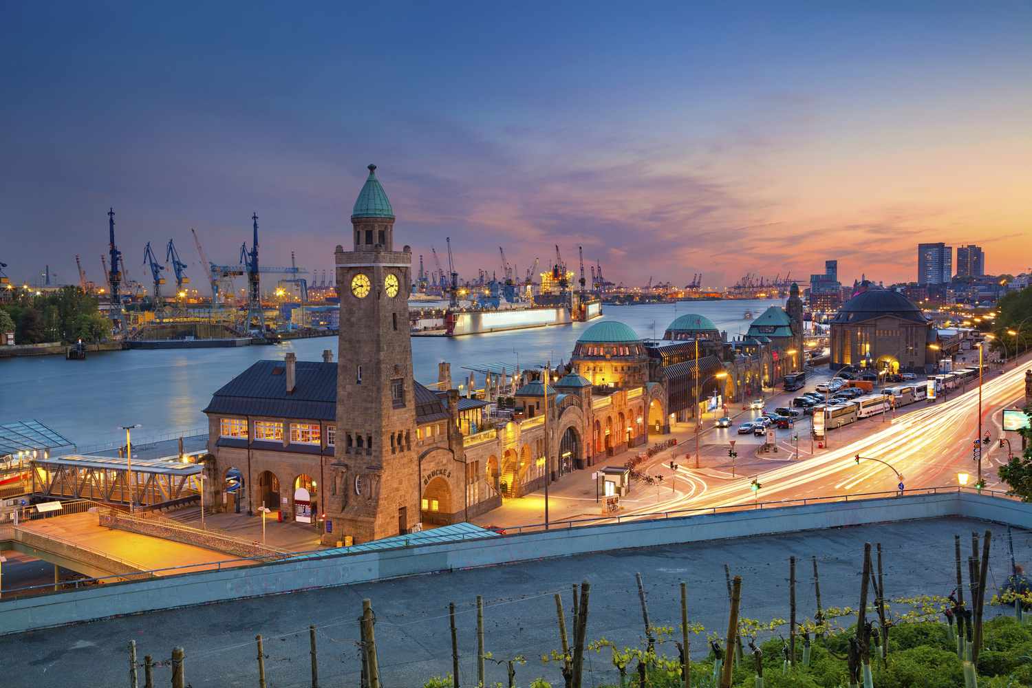 Hamburg — Hamburg scenic landscape travel